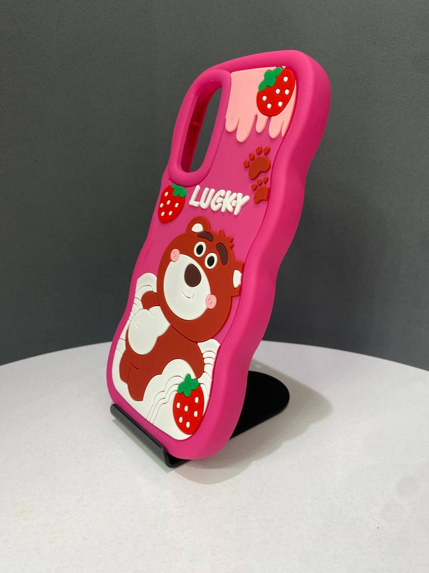 قاب (گارد ، کاور) فانتزی عروسکی LUCKY برای گوشی های آیفون ، سامسونگ و شیائومی