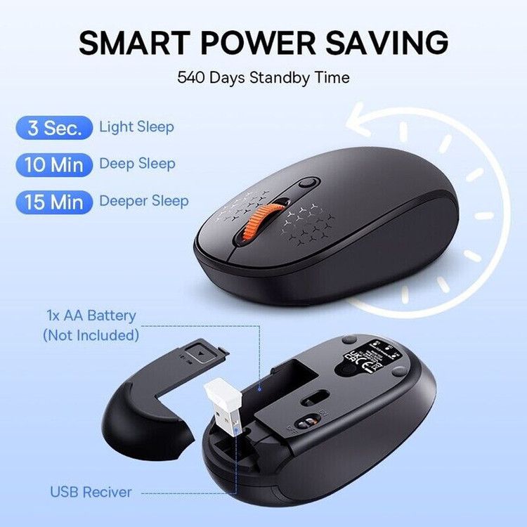 ماوس بی سیم بیسوس مدل F01B Tri-Mode DPI1600