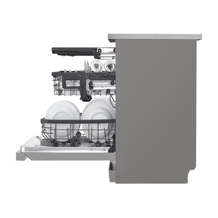 ماشین ظرفشویی 14 نفره ال جی مدل LG DFC435FP دارای 3 کشو و درب بازکن خودکار با گارانتی 24 ماهه شرکتی