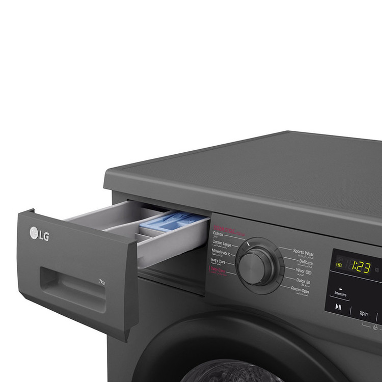 ماشین لباسشویی 8 کیلو ال جی مدل LG F4J3TYG6J با گارانتی 24 ماهه جی اس ام